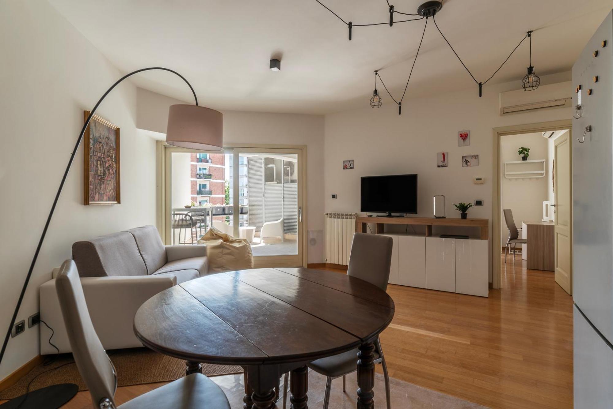 Porta Portese Modern Terrace Apartment *
